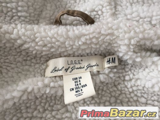 Dámská béžová parka H&M vel. 38