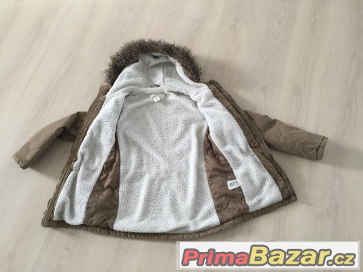 Dámská béžová parka H&M vel. 38