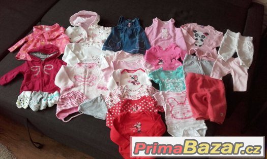 Set / balík / sada oblečení holka 0-9m 50ks