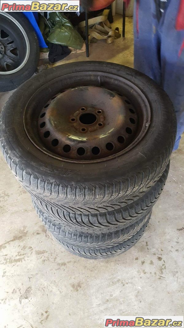 4x plechove disky ford s pneu Michelin