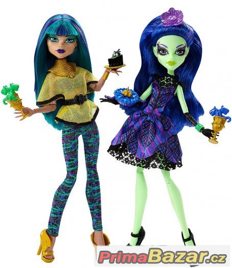 MONSTER HIGH AMANITA NIGHTSHADE+NEFERA DE NILE