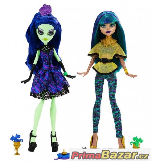 MONSTER HIGH AMANITA NIGHTSHADE+NEFERA DE NILE