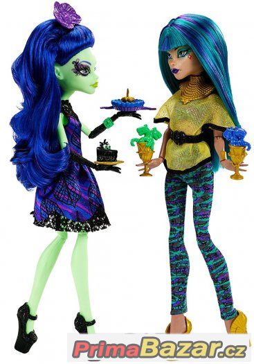 MONSTER HIGH AMANITA NIGHTSHADE+NEFERA DE NILE