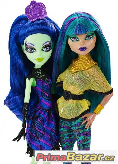 MONSTER HIGH AMANITA NIGHTSHADE+NEFERA DE NILE