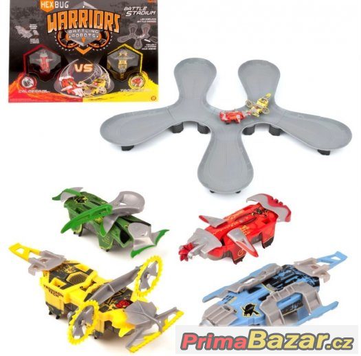 HEXBUG BOJOVÍ ROBOTI WARRIORS BATTLE STADIUM