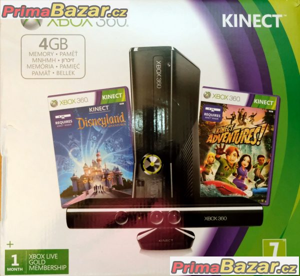 X-box 360 4GB s kinectem