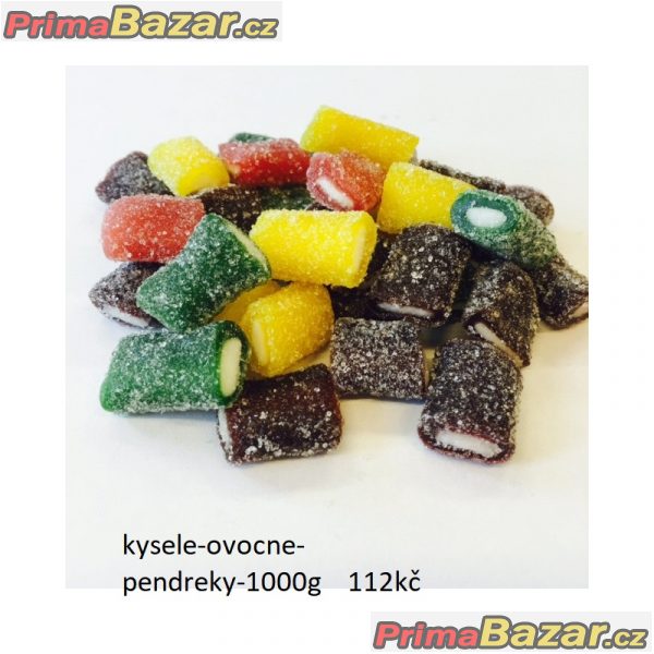 prodam bonbonky 1kg pendreku sypane želé mix spousta druhů