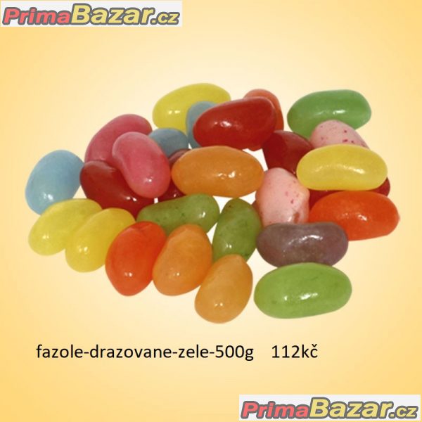 prodam ovocne fazolky jelly beans 500g  výborné bonbonky