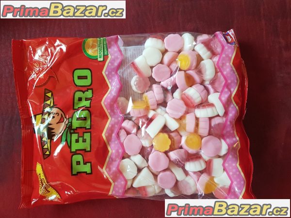 prodam 1kg bonbonu dezertíky s ovocnou příchutí želé