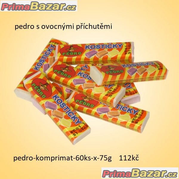 prodam ovocné roks bonbony 750g veselé bonbonky s