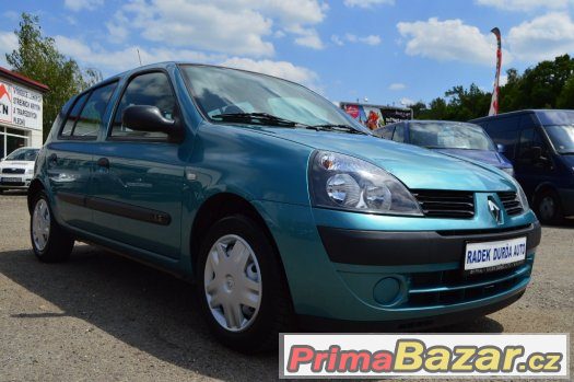 Renault Clio 1.2i 43 kW 1.maj., ČR, serviska Renault Clio 1.2i 43 kW 1.maj., ČR, serviska