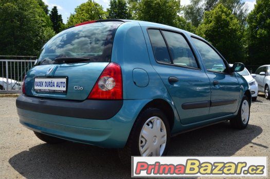 Renault Clio 1.2i 43 kW 1.maj., ČR, serviska Renault Clio 1.2i 43 kW 1.maj., ČR, serviska