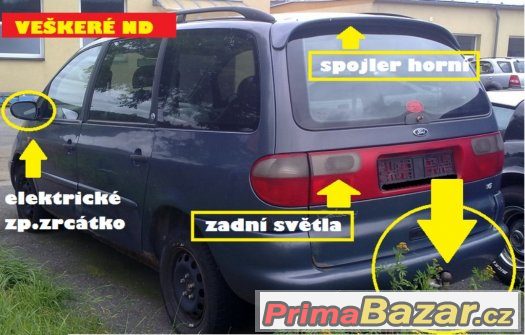 Spojler + reflexní světelný štít + ND: VW Sharan/F.Galaxy Spojler + reflexní světelný štít + ND: VW Sharan/F.Galaxy