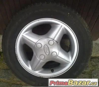 AL kola 4x108 FORD 14"  + pneu sada 4 ks 1499.-kč