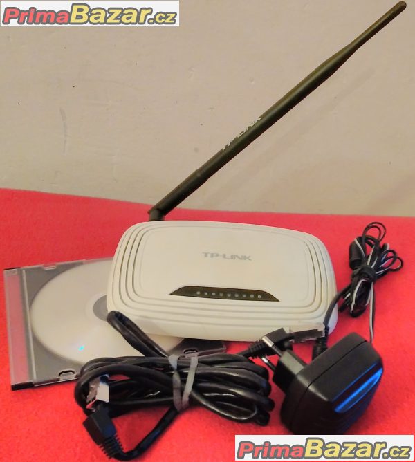 Wi-Fi router TP-LINK TL-WR741ND + SILNÁ 8 dBi anténa!!! Wi-Fi router TP-LINK TL-WR741ND + SILNÁ 8 dBi anténa!!!