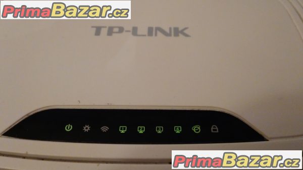 Wi-Fi router TP-LINK TL-WR741ND + SILNÁ 8 dBi anténa!!! Wi-Fi router TP-LINK TL-WR741ND + SILNÁ 8 dBi anténa!!!