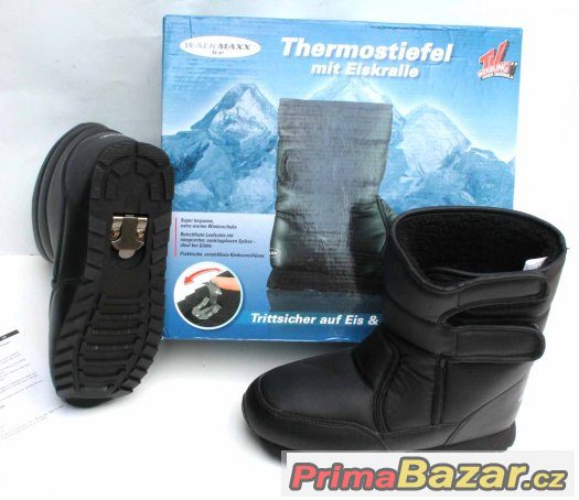 Thermo boty s drápy na led Walkmaxx Ice vel 38