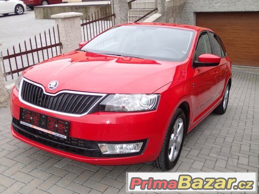 Škoda Rapid 1.6TDi 66kW Spaceback Koup.ČR,1majitel,Serv.knih