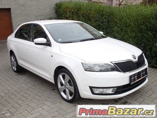 Škoda Rapid 1.6TDi 77kW aut. klima,Koup.ČR,1.majitel,Servis