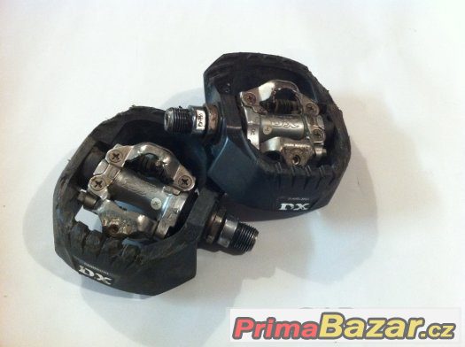 Prodám pedály SHIMANO DX sjezdové nášlapné