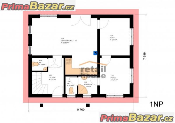Rodinný dům Panda Elegant, 6+kk, 120 m2 Rodinný dům Panda Elegant, 6+kk, 120 m2