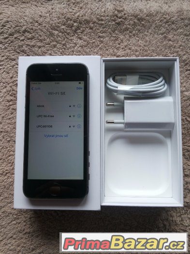 Apple iPhone 5S 16GB Space gray, záruka, krabička