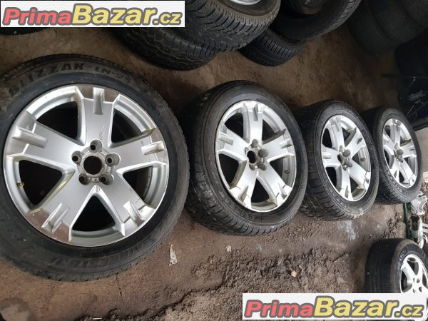 sada alu kola Toyota s pneu 5x114.3 7.5jx18 et45