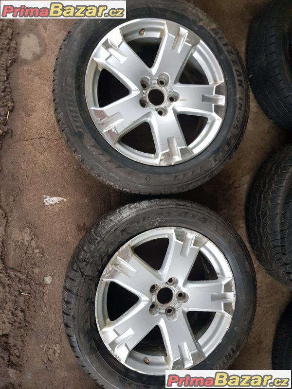 sada alu kola Toyota s pneu 5x114.3 7.5jx18 et45