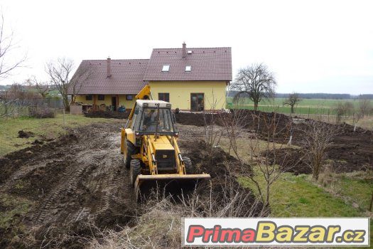 Zemní práce Traktorbagrem JCB 3CX