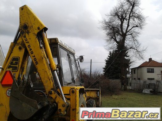 Zemní práce Traktorbagrem JCB 3CX