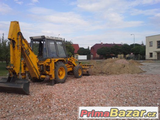 Zemní práce Traktorbagrem JCB 3CX