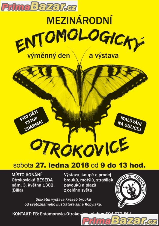 Entomologická burza v Otrokovicích, 27.1.2018