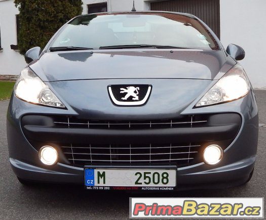 Peugeot 207 cc cabriolet 1,6 benzín 88kw najeto 69829 km