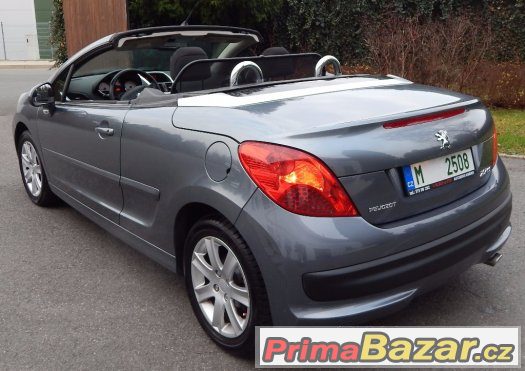 Peugeot 207 cc cabriolet 1,6 benzín 88kw najeto 69829 km