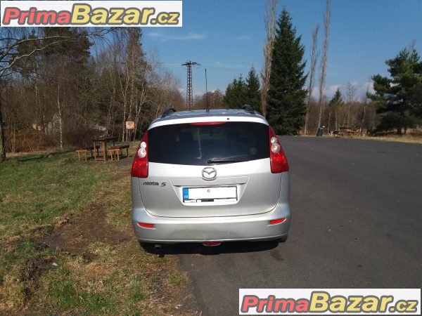 Prodám Mazda 5, r.v. 2006, 1,8 benzín/LPG.