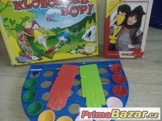 KLOBOUČKU HOP + PUZZLE