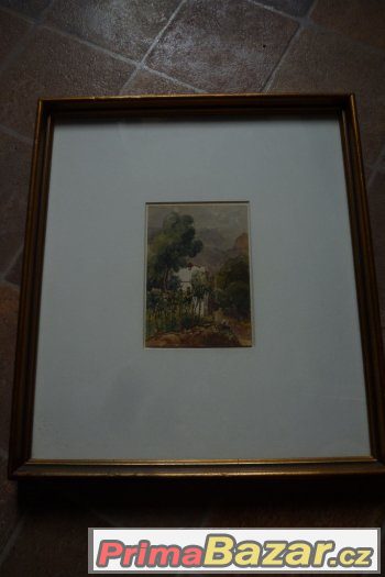 Orig. obraz Daniel Fowler (1810 - 1894 ) Kingston