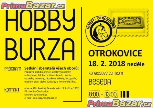 Hobby burza v Otrokovicích, 18.2.2018