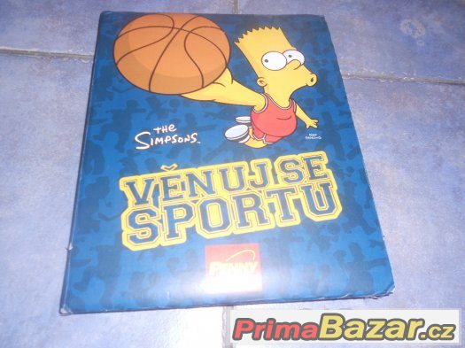 Simpsonovi: věnuj se sportu-album s kartičkami