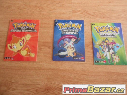 DVD Pokémon díly 1.-6.,21.-25.,41.-45.