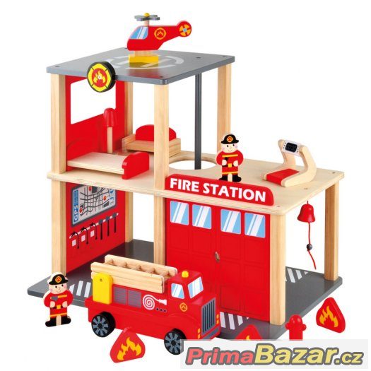 Dřevěná hasičská stanice