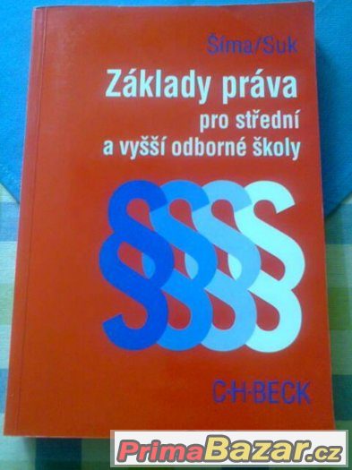 Šíma, Suk: Základy práva pro střední a vyšší odborné š