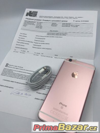 iPhone 6s 16GB Rose Gold - nová baterka - TOP stav