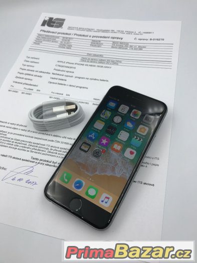 iPhone 6s 16GB space grey - TOP stav - NOVá baterie