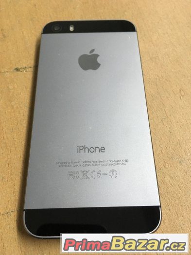 Apple iPhone 5S 16GB černý, pěkný stav, 3 měsíce záruka