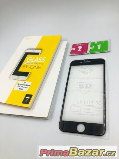 3D zahnutá tvrzená skla na telefony iPhone a Samsun