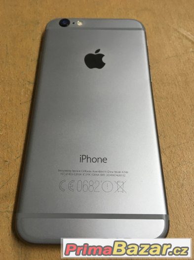 iPhone 6 16GB space grey, jako nový, 3 měsíce záruka