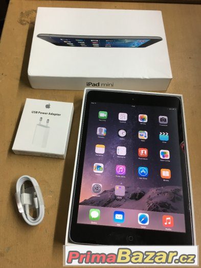 Apple iPad mini 16GB WiFi černý, pěkný stav, 3 měsíce záruka