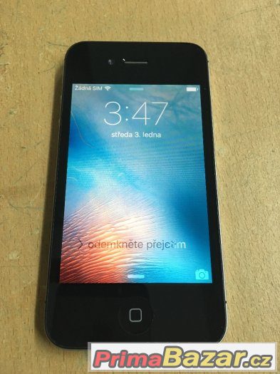 Apple iPhone 4S 16GB, 3 měsíce záruka, pěkný stav