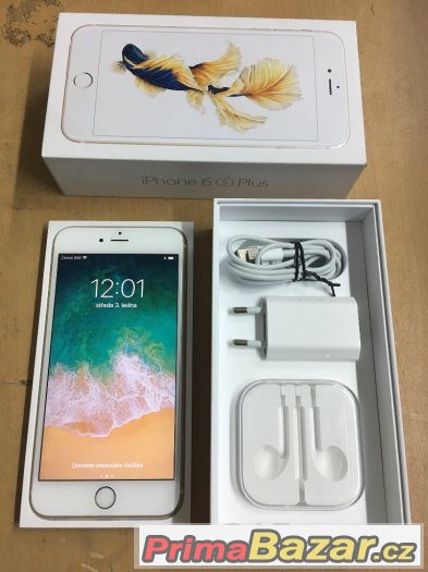 iPhone 6S Plus 128GB gold, TOP stav, 3 měsíce záruka